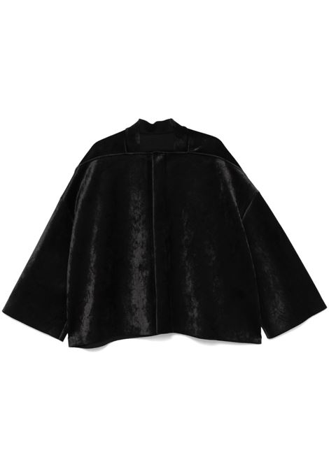 Black velvet jacket Rick owens lilies - women RICK OWENS LILIES | Outerwear | LI02D5712VSTB09